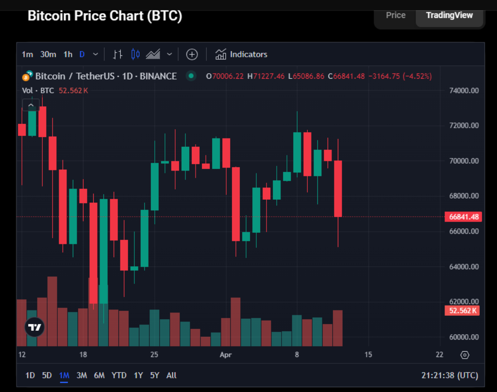 Bitcoin Price Drops