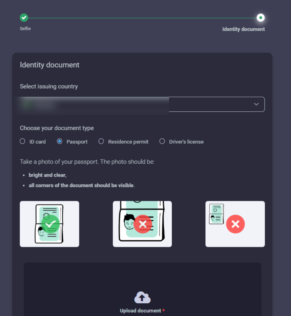 PrimeXBT KYC Requirements