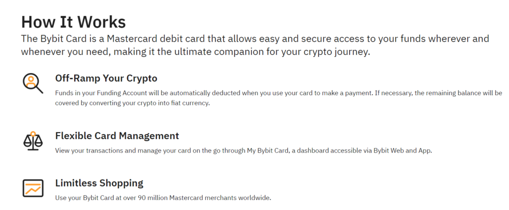 Bybit Virtual Card Benefits how it works