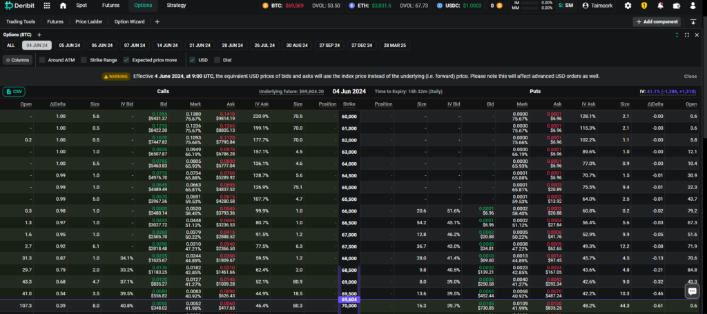 Deribit Options Trading Review